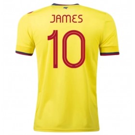 Fußballtrikots Kolumbien James 10 Heimtrikotsatz 2021
